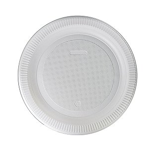 PRATO PLASTICO BRANCO 26CM C/10 - KEROCOPPO