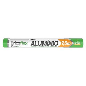 PAPEL ALUMINIO 0,30 X 7,5 MTS - BRICOFLEX