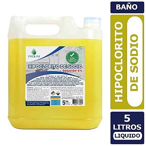 HIPOCLORITO DE SODIO 5% 5LTS