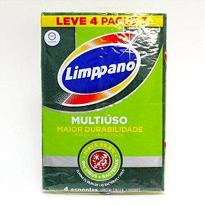 ESPONJA DUPLA FACE LIMPPANO C/10