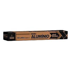 PAPEL ALUMINIO 0,45 X 65 MTS - BRICOFLEX