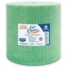 PANO MULTIUSO 35G/M2 VERDE C/ 0,28X300MTS - LIFE CLEAN