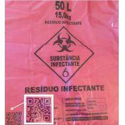 SACO DE LIXO INFECTANTE 50 LTS ABNT