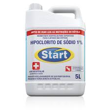 HIPOCLORITO DE SODIO 1% DESINFECÇÃO HOSPITALAR