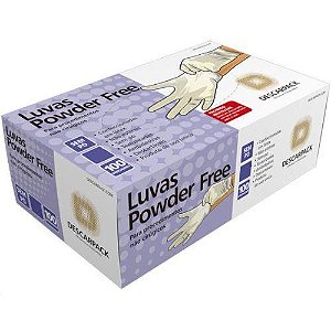 LUVA VINIL G COM PO CX C/100 - INOVEN