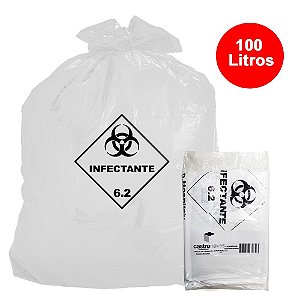 SACO DE LIXO 100LTS INFECTANTE (ABNT)