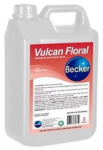 DETERGENTE/DESINFETANTE BACT VULCAN CONCENTRAT PLUS FLORAL 5L (PA1843) - BECKER