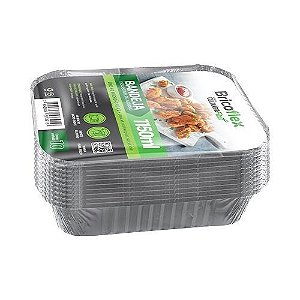 QUENTINHA DE ALUMINIO 170 - 1150ML CX C/100 - BRICOFLEX