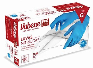 LUVA NITRILICA G CX C/50 - VABENE