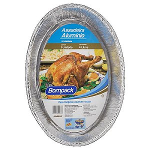ASSADEIRA ALUM BMPACK 4,0LT OVAL EMBRAST