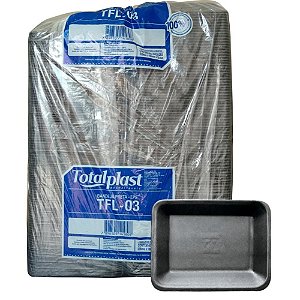 BANDEJA ISOPOR B3 FUNDA 18X23 FD C/400 - (TFL-03) - TOTALPLAST