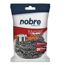 ESPONJA DE AÇO INOX 1UN - NOBRE