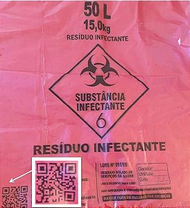 SACO DE LIXO 250L ESPECIAL C/50 (ETIQUETA ROXA)