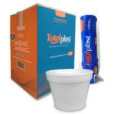 TAMPA PLAST PS P/POTE TERMICO 360/720ML E POTE 480 BX CX C/1000 - TOTALPLAST (TP