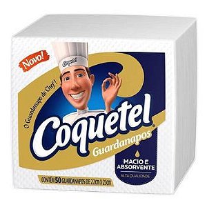 GUARDANAPO 22X23 C/50 COQUETEL