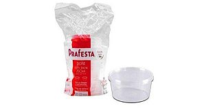 POTE REDONDO C/LACRE 250ML CX C/500(04 X125) - PRAFESTA