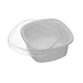 EMBALAGEM POTE QUADRADO MULTIUSO BCA 500ML CX C/300 G309 - GALVANOTEK