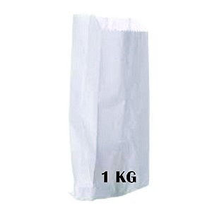 SACO DE PAPEL 1 KG MONO BRANCO C/500  (32X16) - EMBALABEM