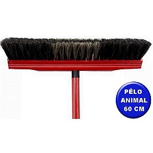 VASSOURA PELO NATURAL 60CM