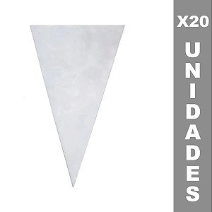 SACO PARA CONFEITAR 52CMX30CM C/20