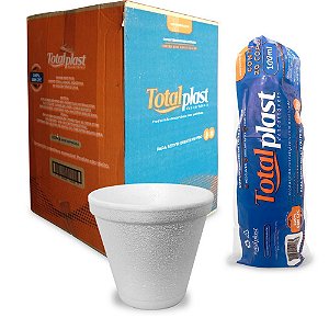 COPO TERMICO ISOPOR 120ML CX C/1000 - TOTALPLAST