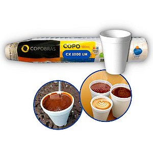 COPO TERMICO ISOPOR 180ML CX C/1000 - TOTALPLAST