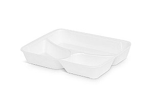 TAMPA P/ESTOJO ISOPOR 3/4 DIV 1100 ML C/100 - ( HF100 TP) - FIBRAFORM