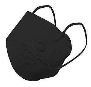 MASCARA DESCARTAVEL S/ VALVULA PRETA N95 PFF2