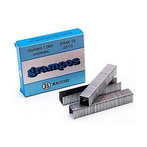 GRAMPO ENAK 23/13  GALVANIZADO CX C/1000 - BACCHI