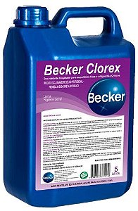 DESINFETANTE USO HOSPITALAR BECKER CLOREX 5L (PA0930) - BECKER