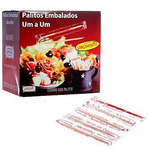 PALITO SACHE ENVAZADO PLASTICO CX C/1000 - GABOARDI