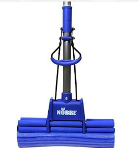 RODO DE ESPUMA MAGICO SLIM 27CM C/ ESPREMEDOR DUPLO E CABO TELESCOPICO - NOBRE