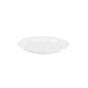PRATO PLASTICO BRANCO 15CM C/10 - BIPACK