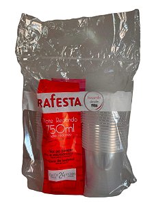 POTE REDONDO P/ FREEZER E MICROONDAS 750ML CX C/240 (10X24) - PRAFESTA