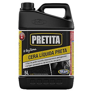 CERA LIQUIDA PRETA 5LTS - HIPERQUIMICA