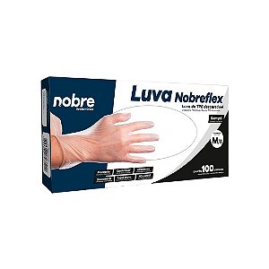 LUVA VINIFLEX M CX C/100 - NOBREFLEX NOBRE
