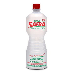 ALCOOL LIQUIDO 92 1000 ML - SAFRA