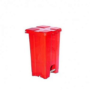 LIXEIRA 50/60 LTS C/TAMPA E PEDAL MARRON