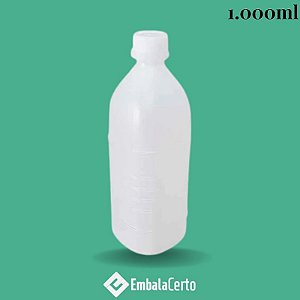GARRAFA P/SUCO PLASTICA C/TAMPA C/50 - 1000ML - MULTPLAX