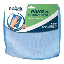 PANO MICROFIBRA 30X30 C/2 AZUL - NOBRE