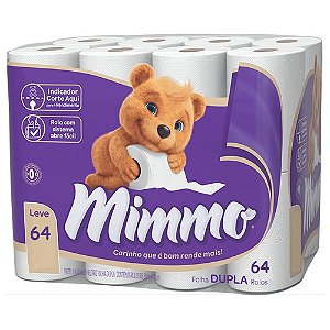 PAPEL HIGIENICO FOLHA DUPLA C/64 - MIMMO