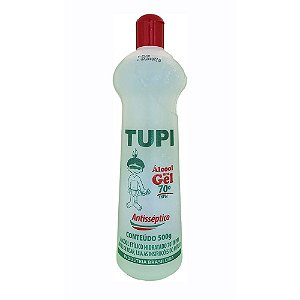ALCOOL GEL 70+K1393 P/ LIMPEZA DE SUPERFICIES C/ 500G - TUPI