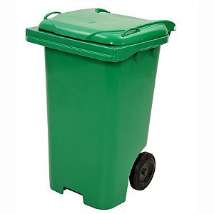 CONTENTOR DE LIXO 120LTS VERDE
