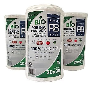 BOBINA PICOTADA REFORCADA 20X30 (2KG) C/800 - PICOFLEX