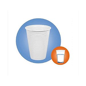 COPO DESCARTAVEL BRANCO PS C TAMPA 300ML - NORMA NBR 14865