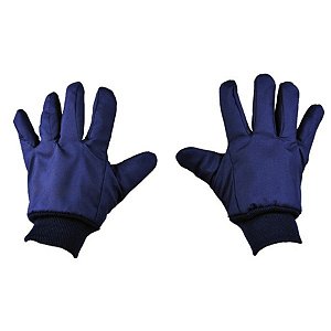 LUVA TERMICA DE NYLON AZUL