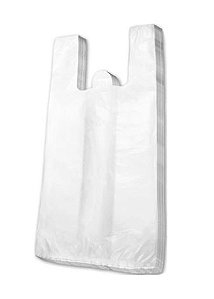SACOLA PLAST BRANCA 40X50 REFORÇADA C/3KG