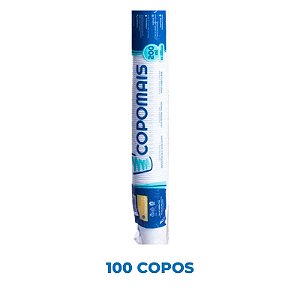 COPO 200ML PS BRANCO - COPOMAIS C/100