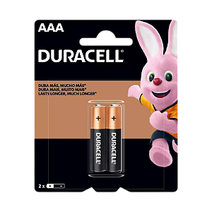 PILHA ALCALINA AAA 1,5V COM 2 UND