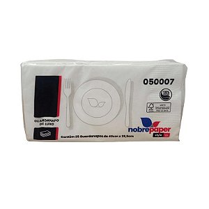 GUARDANAPO PREMIUM 40X39,5 FOLHA DUPLA C/900 (36X25) - NOBRE PAPER